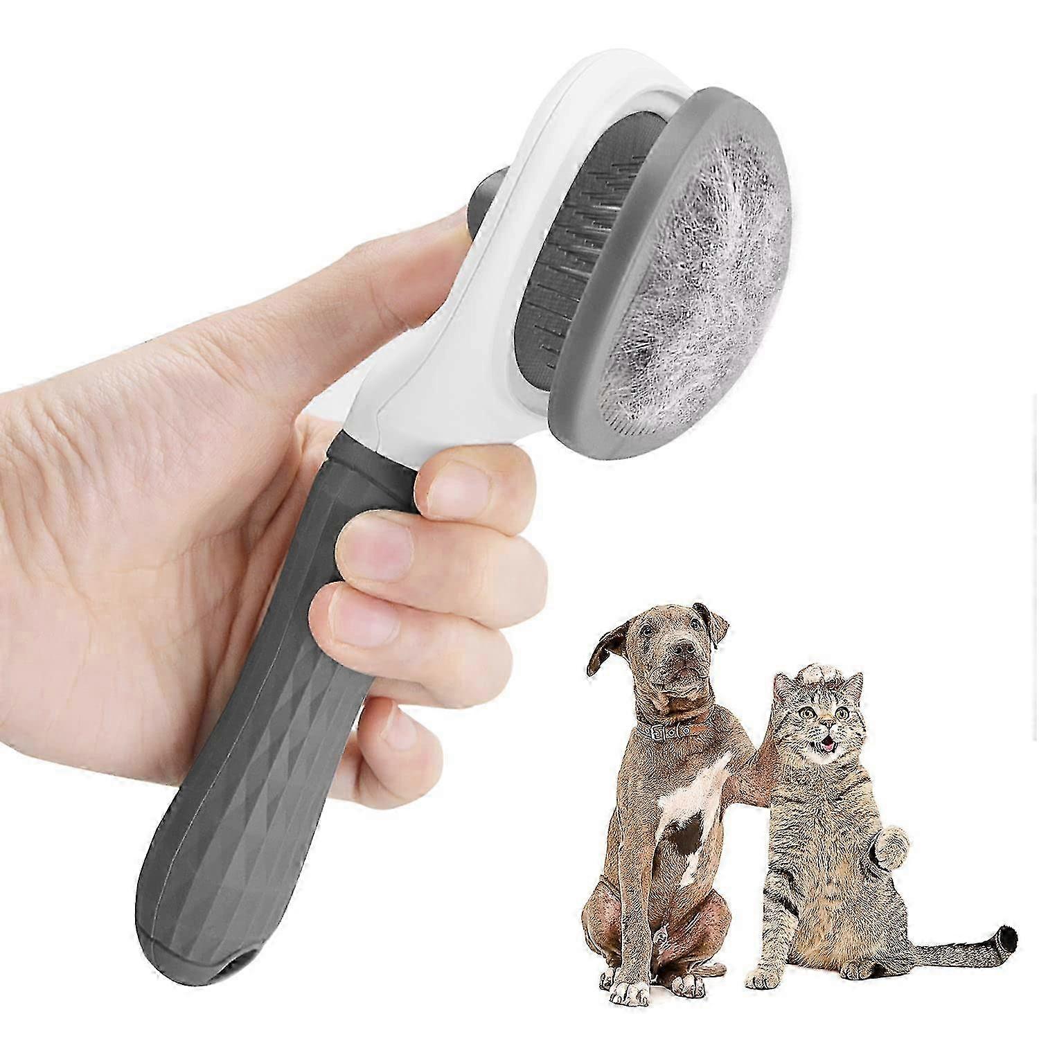 2 SZTUK Szczotka do pielęgnacji kotów dla psów do krótkich długich włosów, usuwa luźne włosy i kołtuny