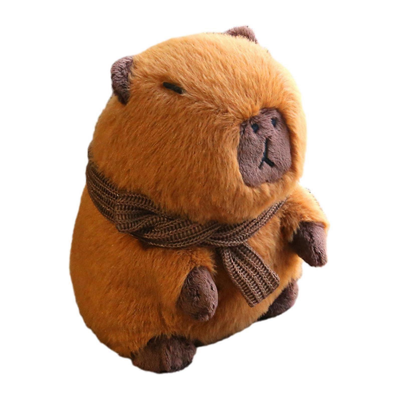Capybara Plush Toy Plush Capybara Doll Cartoon Home Decoration, Huggable
