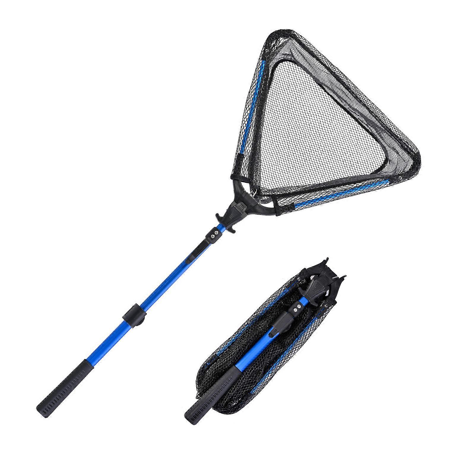 Portable Collapsible Fishing Net Aluminum Alloy Telescope Landing Net Lightweight Fishing Net for Kids and Adults