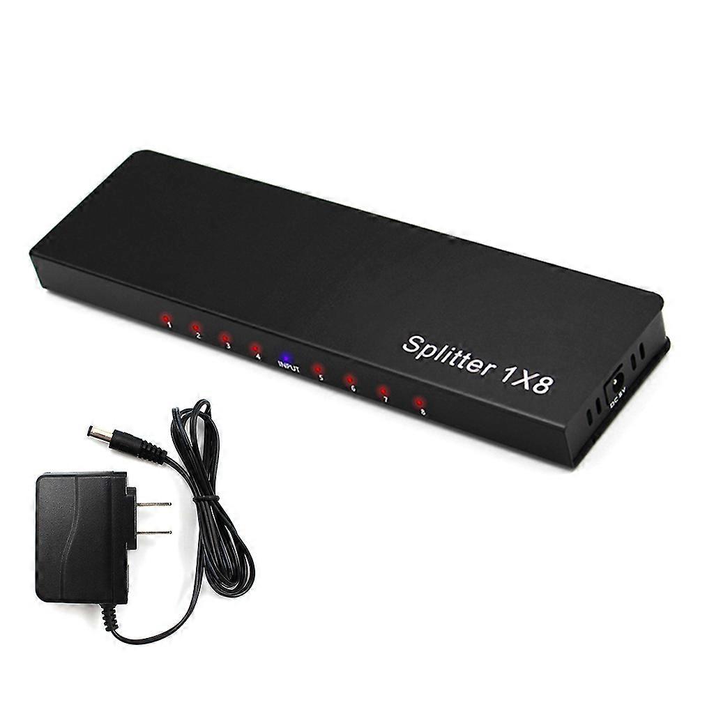 1 In 8 Out 1x8 HDMI-compatible Switch Splitter Converter Box Switcher Selector for DVD for  HDTV 4K 30Hz Adapter