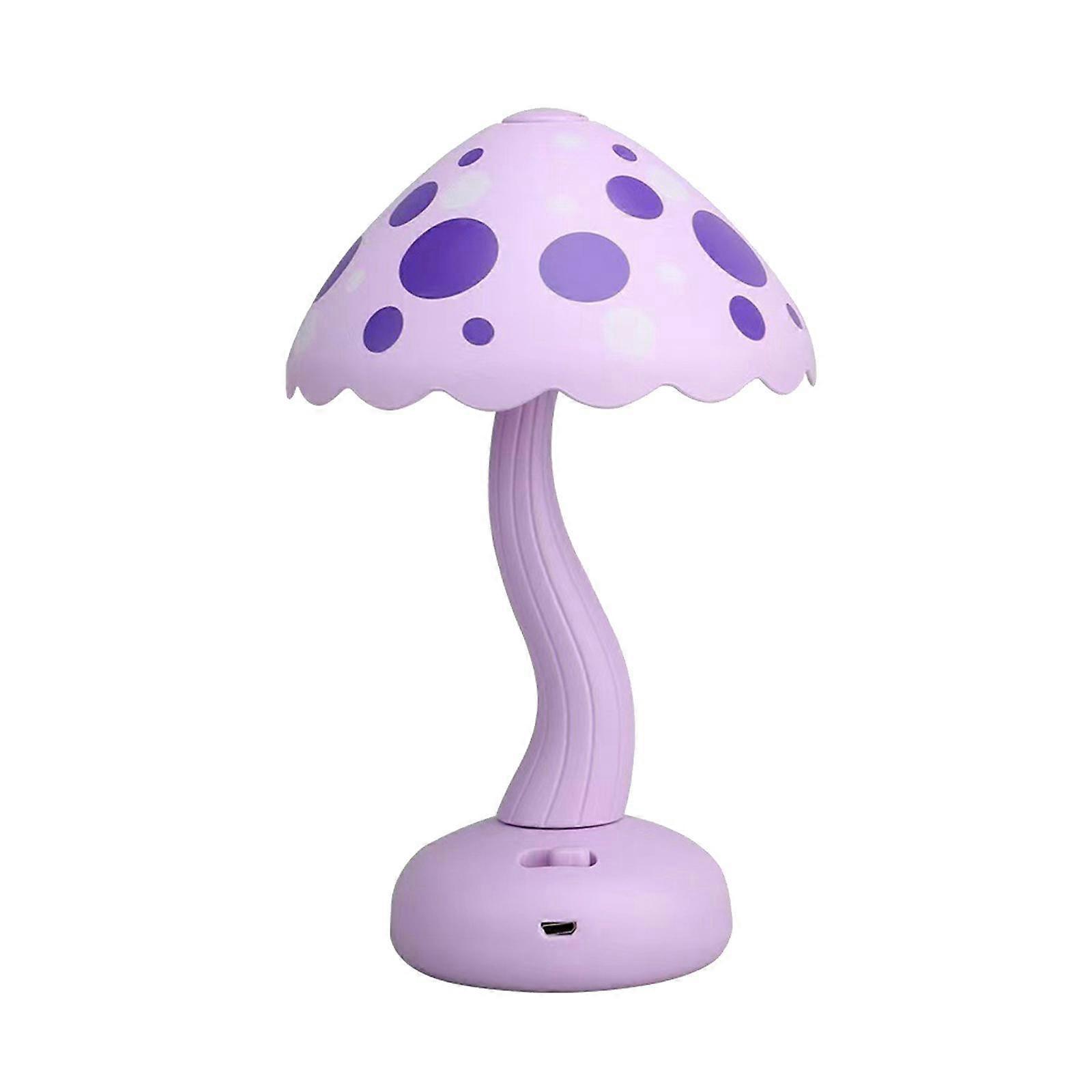Modern Mushroom Night Light LED Bars DIY Posture Table Mini USB for Home