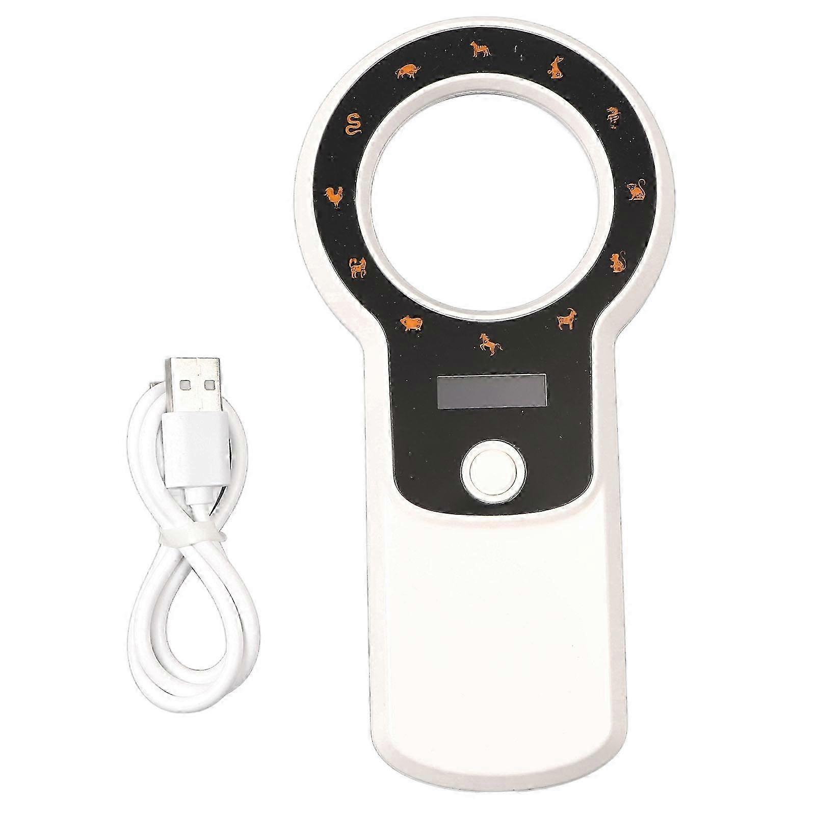 Animal Chip Scanner Data Storage Bluetooth Wireless Connection Pet ID Chip Reader for Dog Cat Management