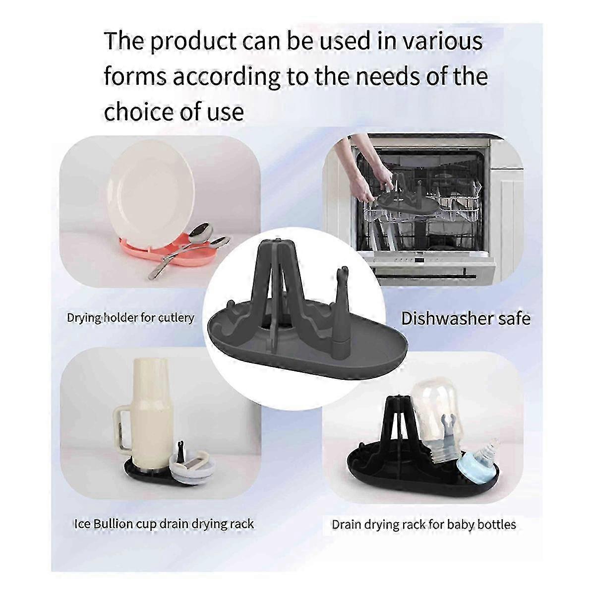 Bottle Drying Rack for ,Air Convection Fast Drying Bottle Rack,Soft Silicone Bottle Rack Dryer hwy