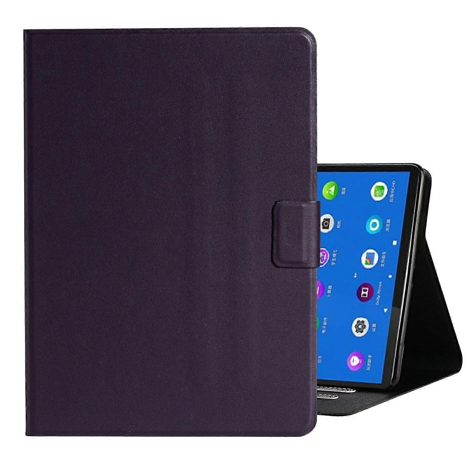 For Lenovo Tab M10 3rd Gen Solid Color Smart Leather Tablet Case