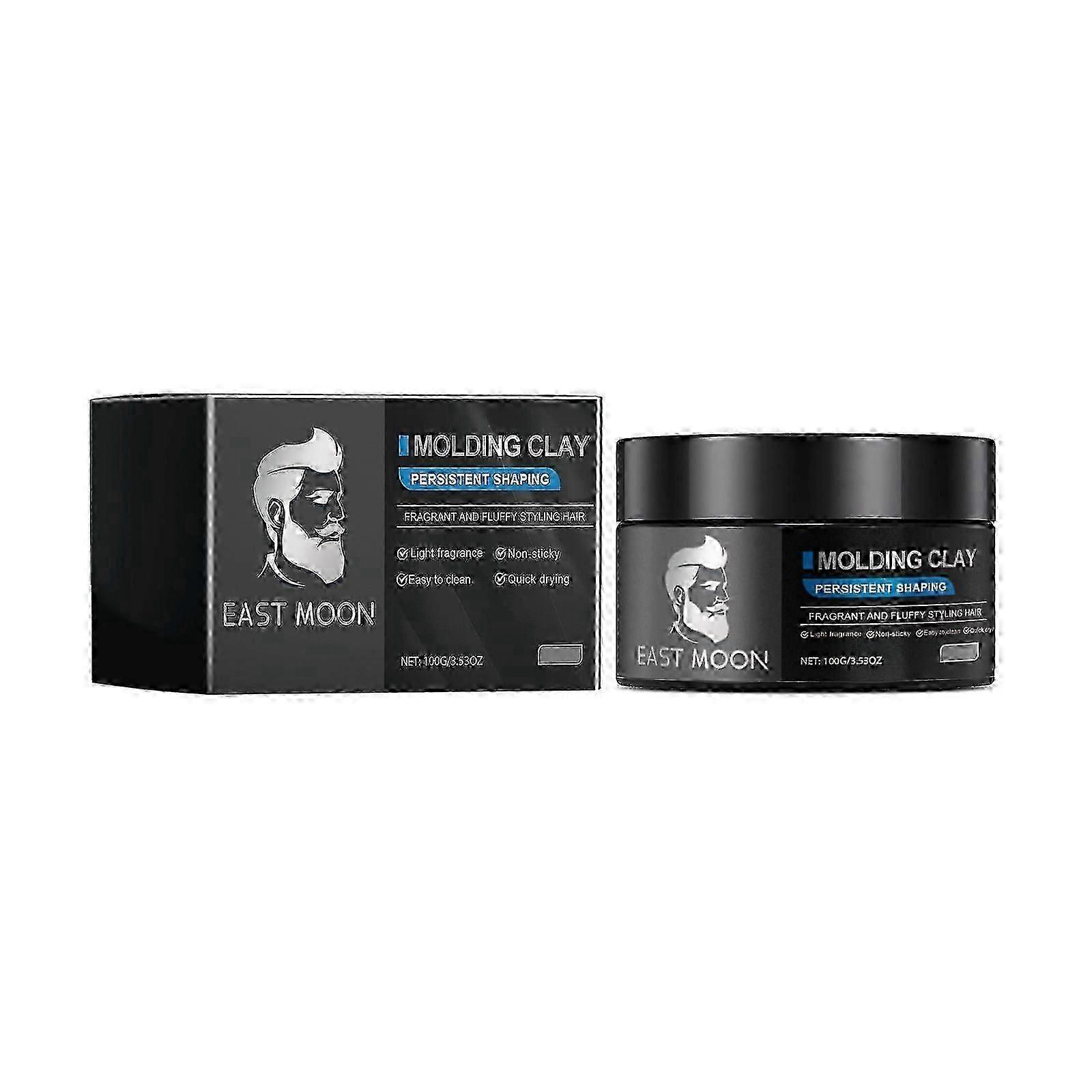 East Moon Masculino Colorido Pomada Prata Cabelo Masculino Estilo Refrescante Fofo Forma Quebrada Cuidados com os Cabelos
