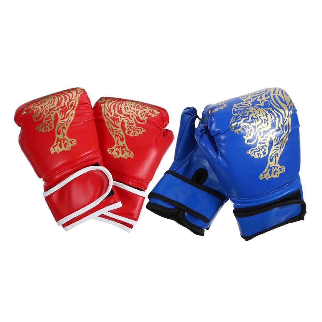 KinderBoxing gloves Made of and EVA material Anatomically shaped Breathable With wide wrist closure For training and sparring