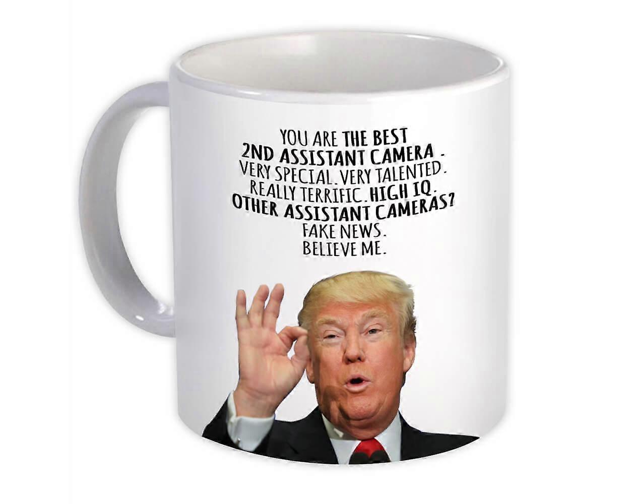 Great 2Nd Assistant Camera Gift Funny Trump : Mug Professions