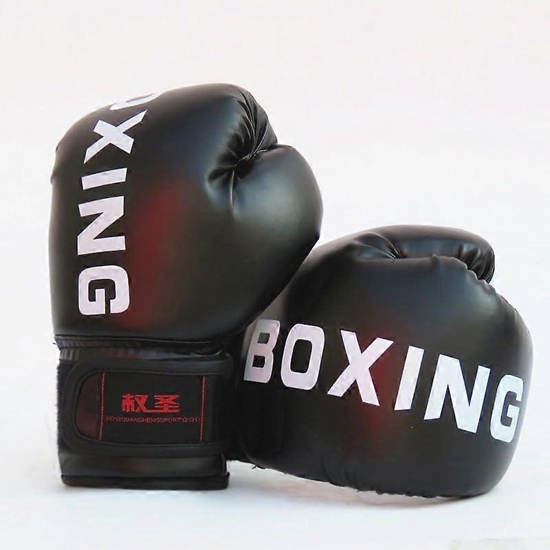 Boxing Gloves For Adults And Kids, Sanda Red And Children Black, Training And Sparring, Sizes Available