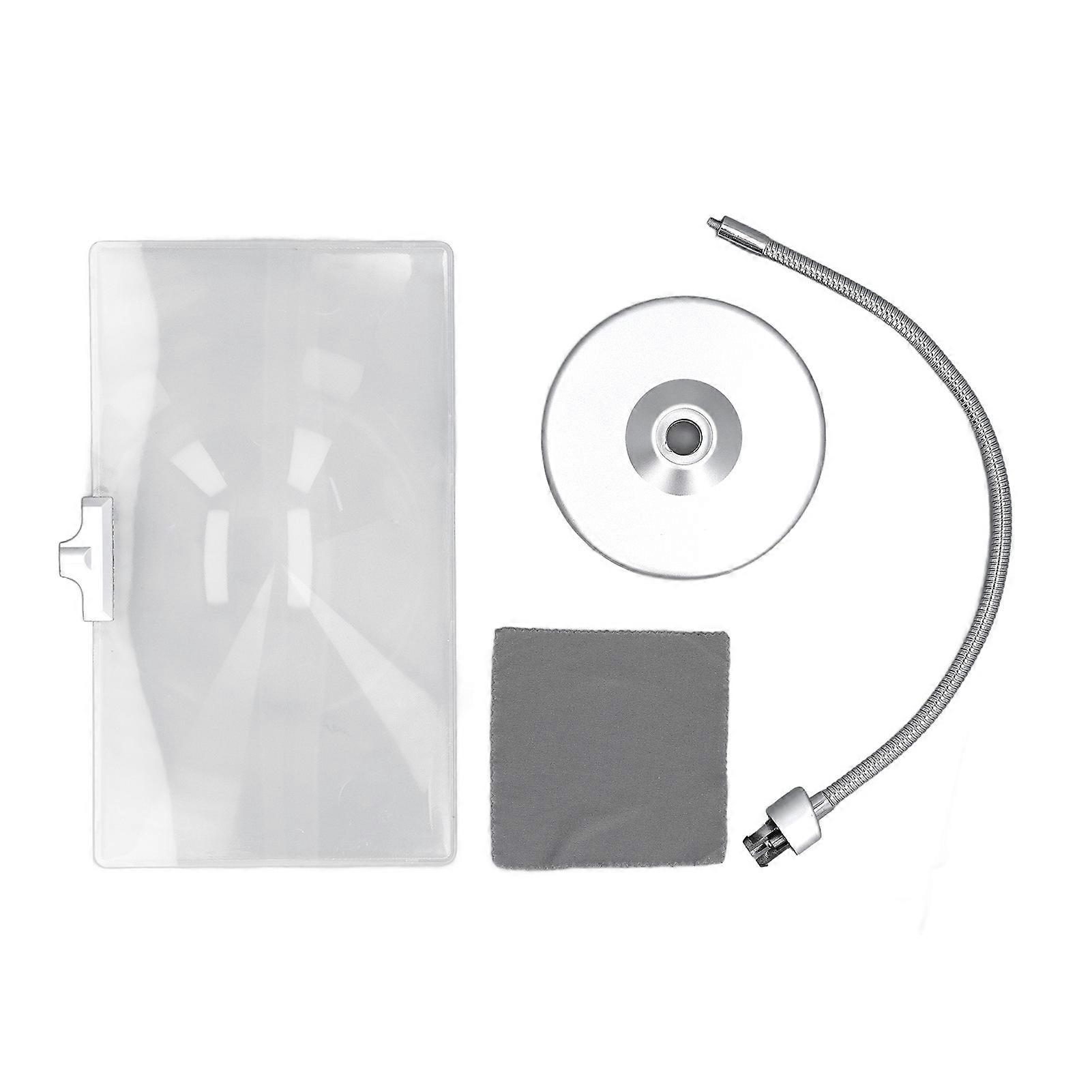 Desktop Magnifying Glass with Light 4X Improve Image Clarity High Definition Reading Lighted Magnifying Glass Lamp for Elderly