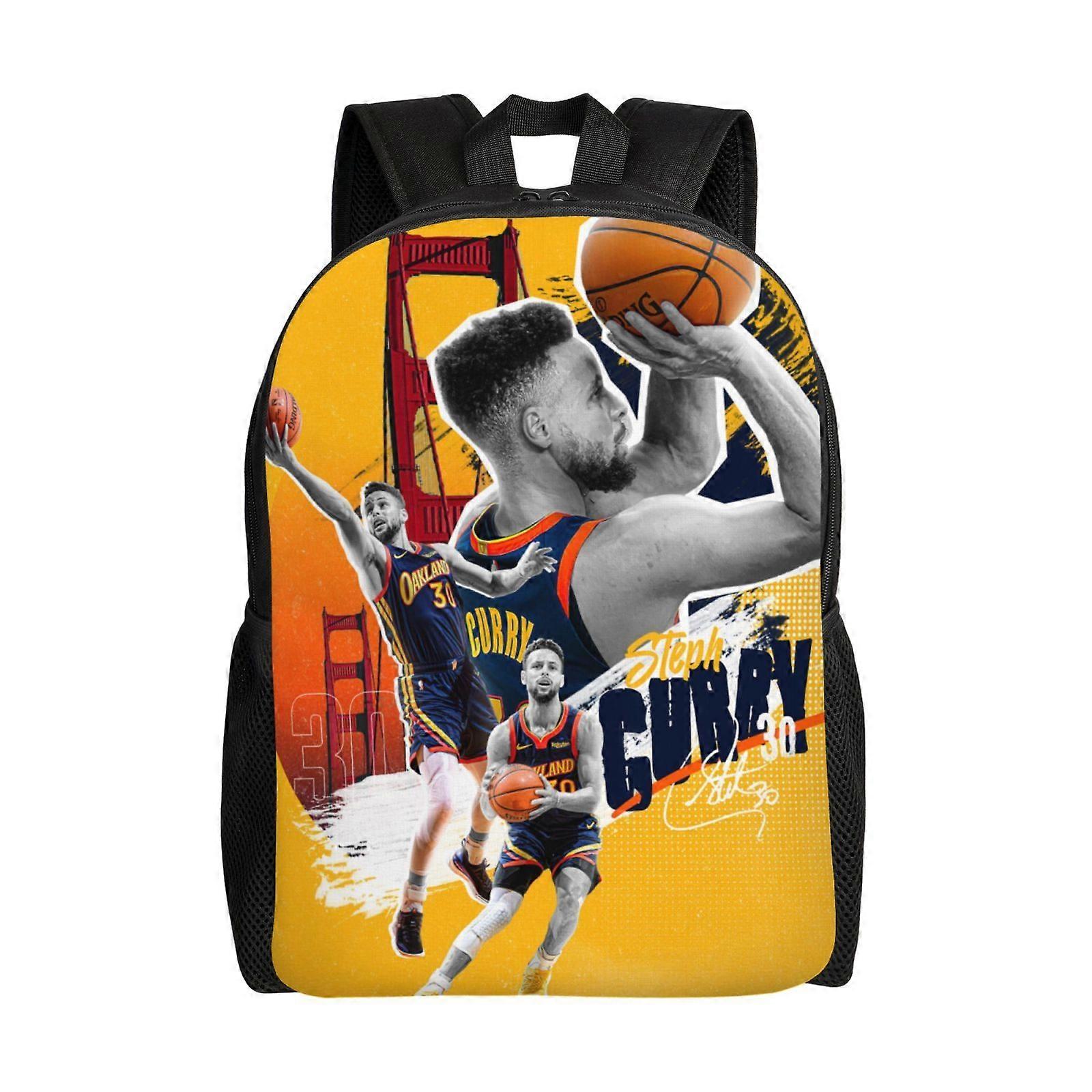 d8 Stephen Curry Backpack for Daily Use, Lightweight and Durable Satchel, Waterproof Book Bag for Men, Women, and Students b8
