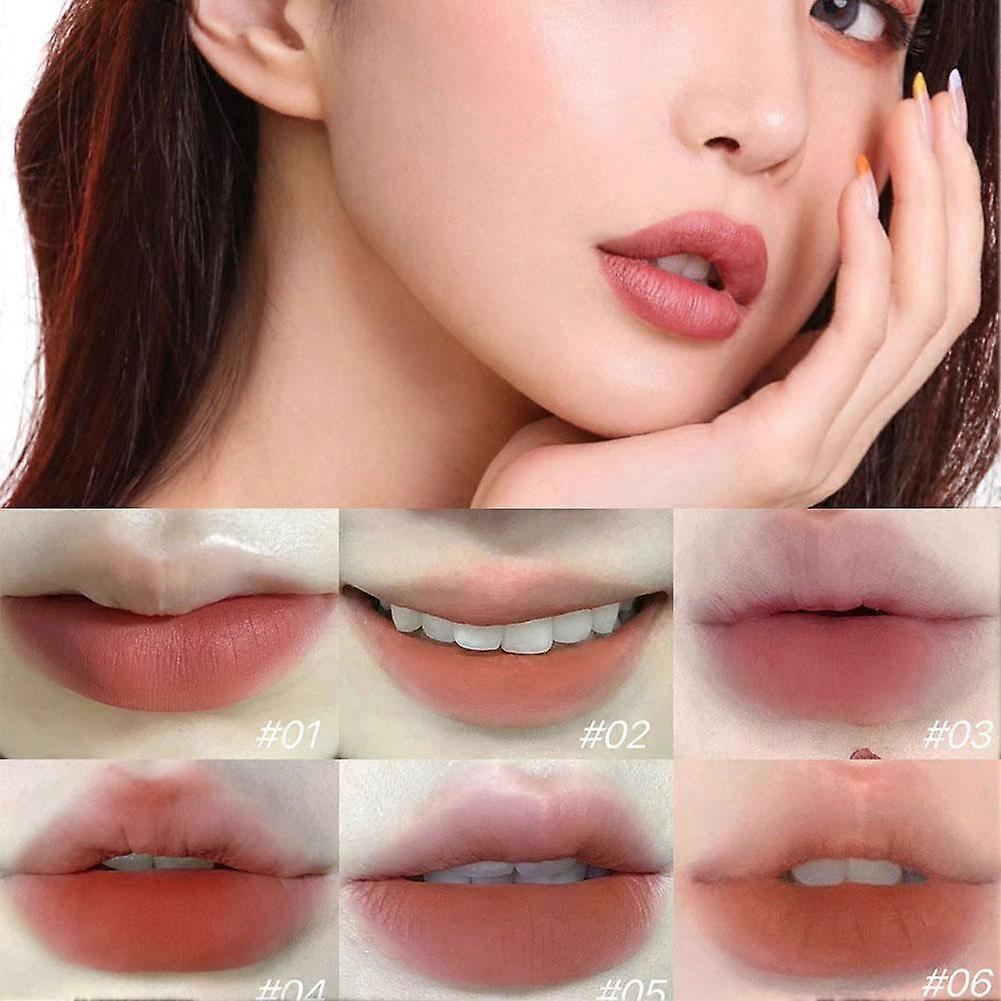 05# Cinnamon Milk Tea (E)$ Glazed Lip Mud Matte Velvet Not Easy to Fade White High Value Lipstick Lip Glaze 2.8g