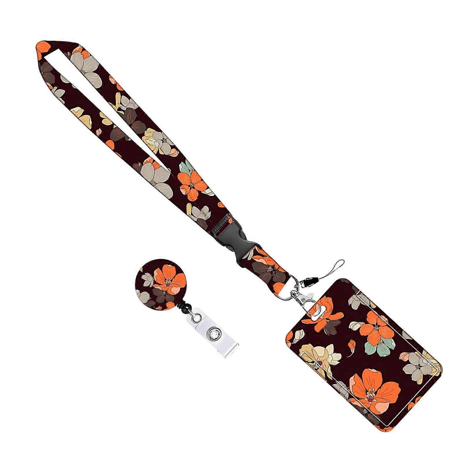 かわいいIDホルダーネックストラップ、カードホルダーストラップ付きカードホルダーストラップ