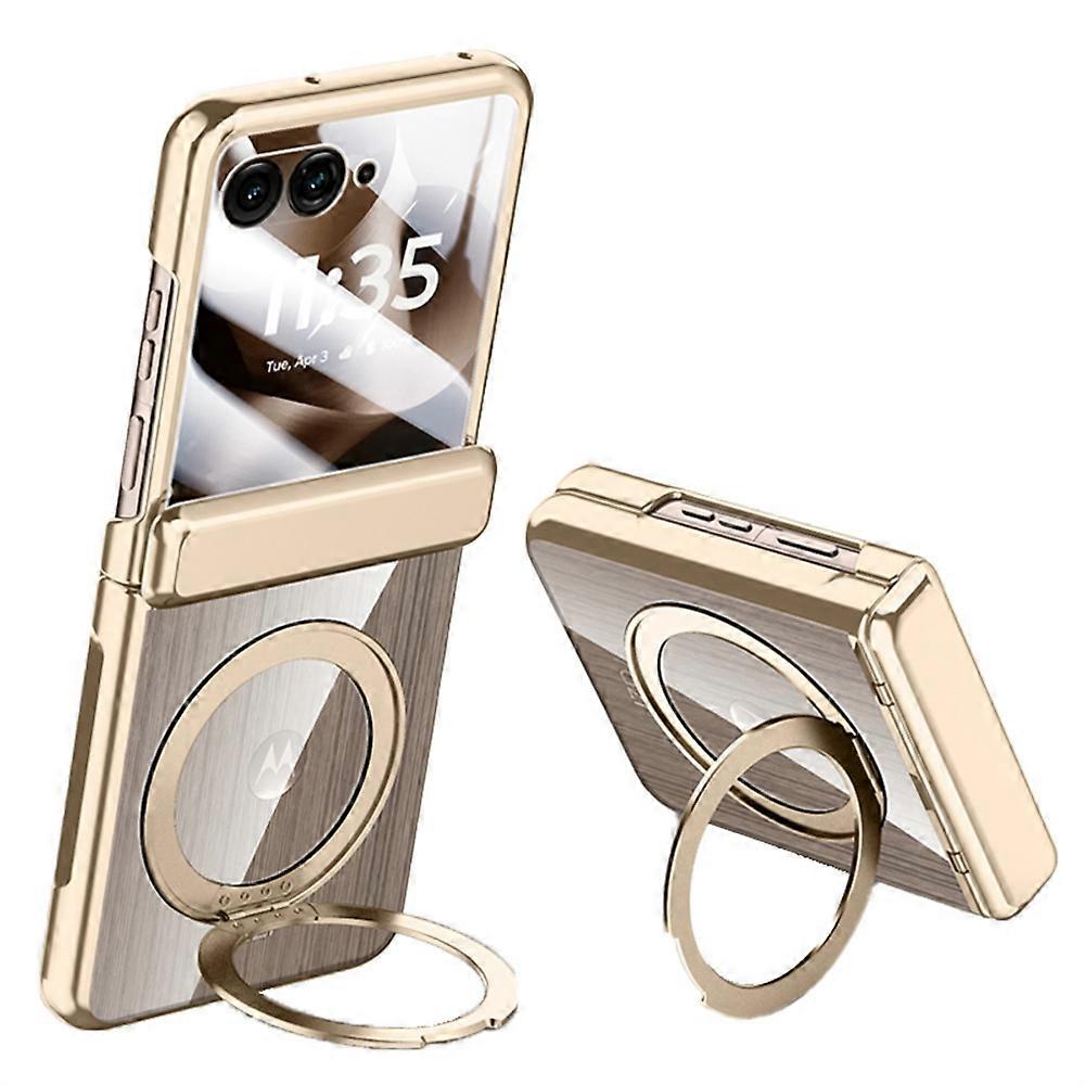 Για θήκη Motorola Razr 60 Ultra 5G συμβατή με MagSafe Kickstand Electroplated PC Phone Cover Bu