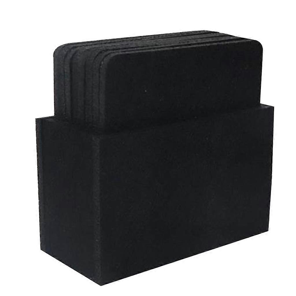 Drink Coasters 10Piece Set With Holder, Modern Felt Table Coasters, Decorative Felt Coaster Set