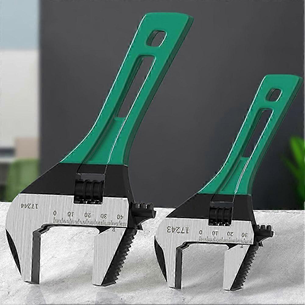 Adjustable Wrench Large Opening Short Handle Multifunctional Alloy Steel Wrench