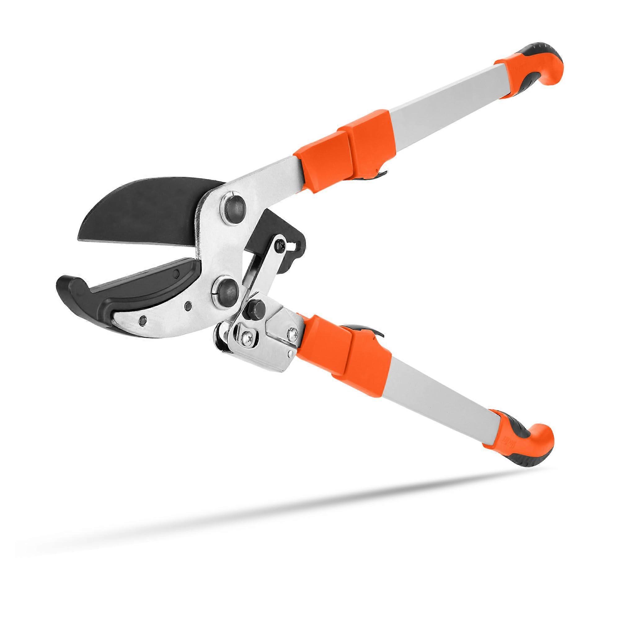 Telescopic Ratchet Loppers: Effortsaving ratchet mechanism, adjustable handle 75100 cm, for trunks up to 50 mm diameter, powerful and durable
