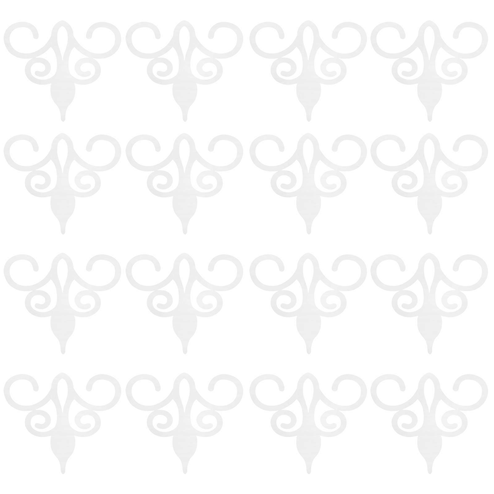 Wall Corner Sticker Mirror Decals 3D Silver Flower Acrylic Wall Sticker Home Decoration 2Sets