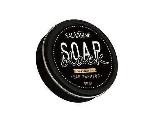 Șampon cu săpun negru pentru păr, reîmprospătează scalpul pentru a restabili părul strălucitor, șampon pentru păr gri, ingrediente naturale, săpun negru pentru păr gri