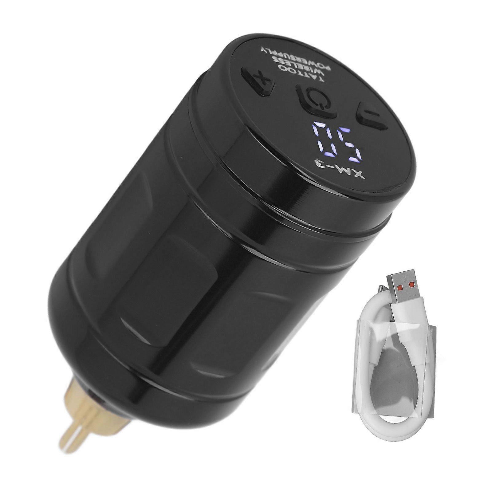2025 Latest Model Wireless Tattoo Power Supply RCA Interface 2000mAh Capacity ...