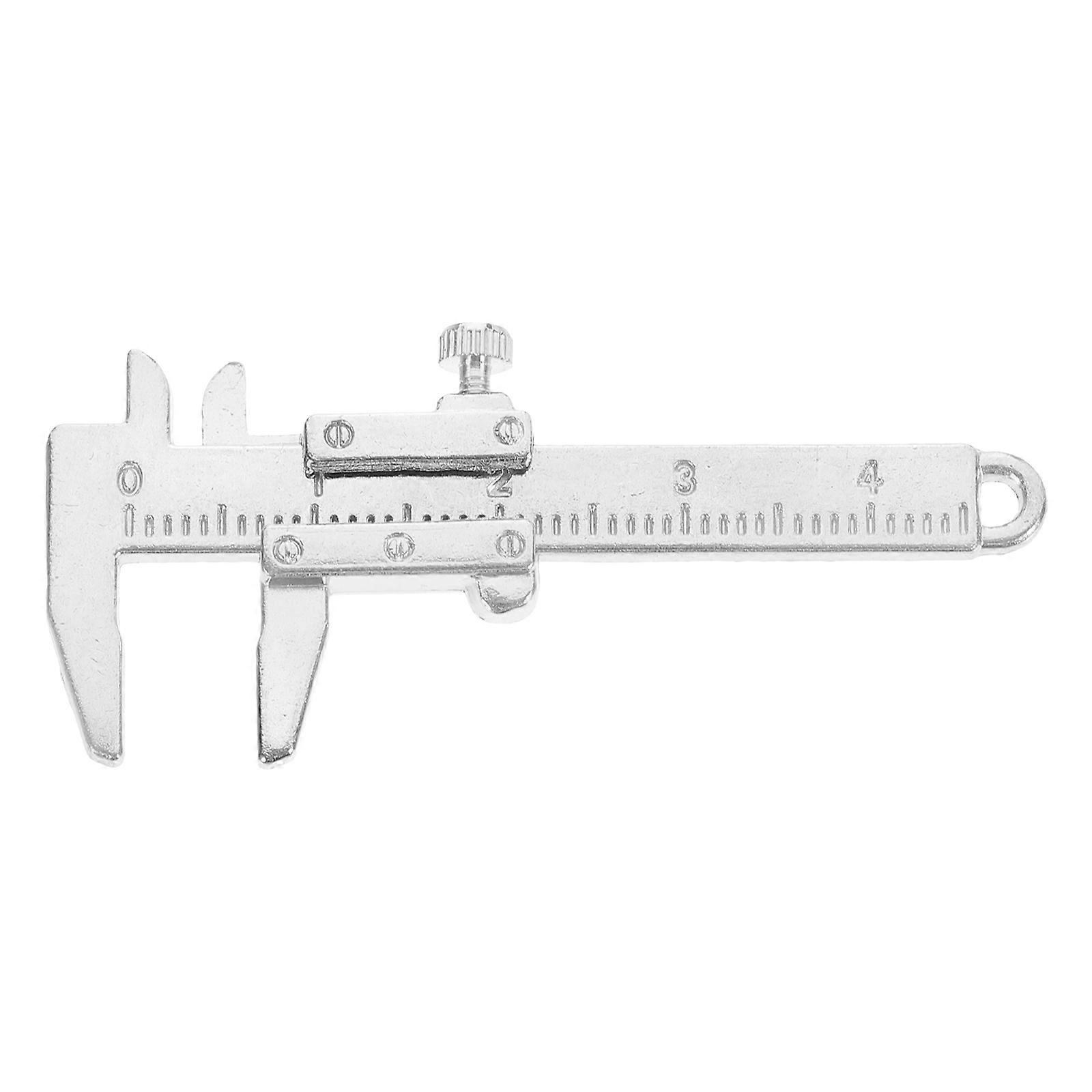 Mini Decorative Vernier Calipers Mini House Pocket Caliper Model Enthusiasts Realistic Design Measurement Tool 1Set