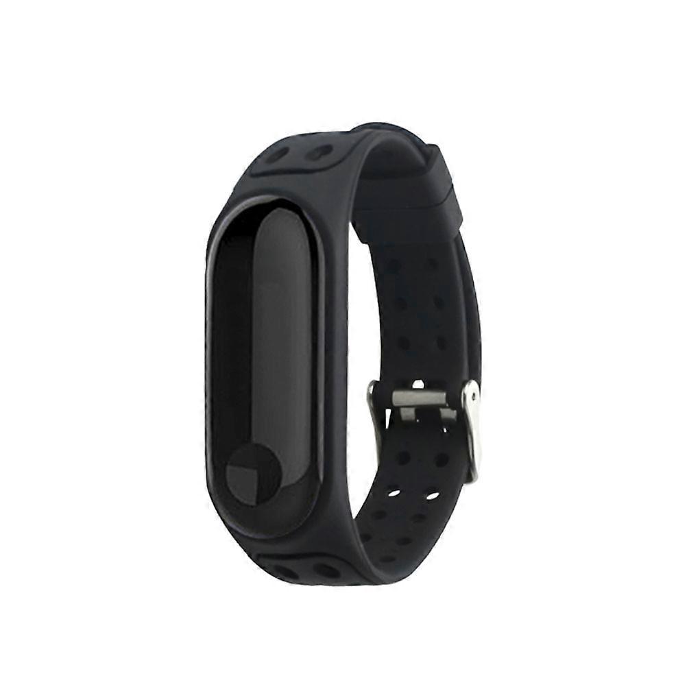 Watch Accessory Silicone Watch Straps for Smartwatch Black Color 24.5*2cm 1Pack