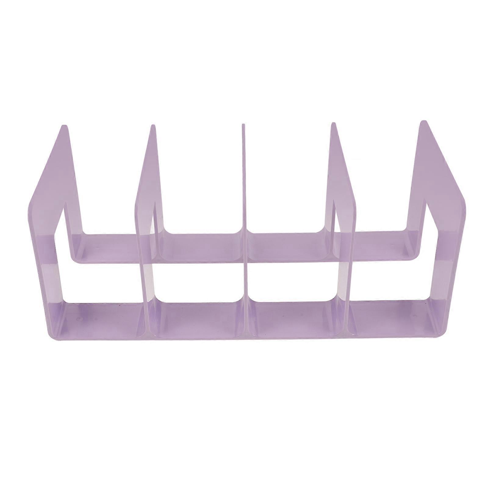 Bookend Storage Rack Rectangular Simple Design For Books Documents Files 32.10X14.20X13.00CM Plastic 1Pcs