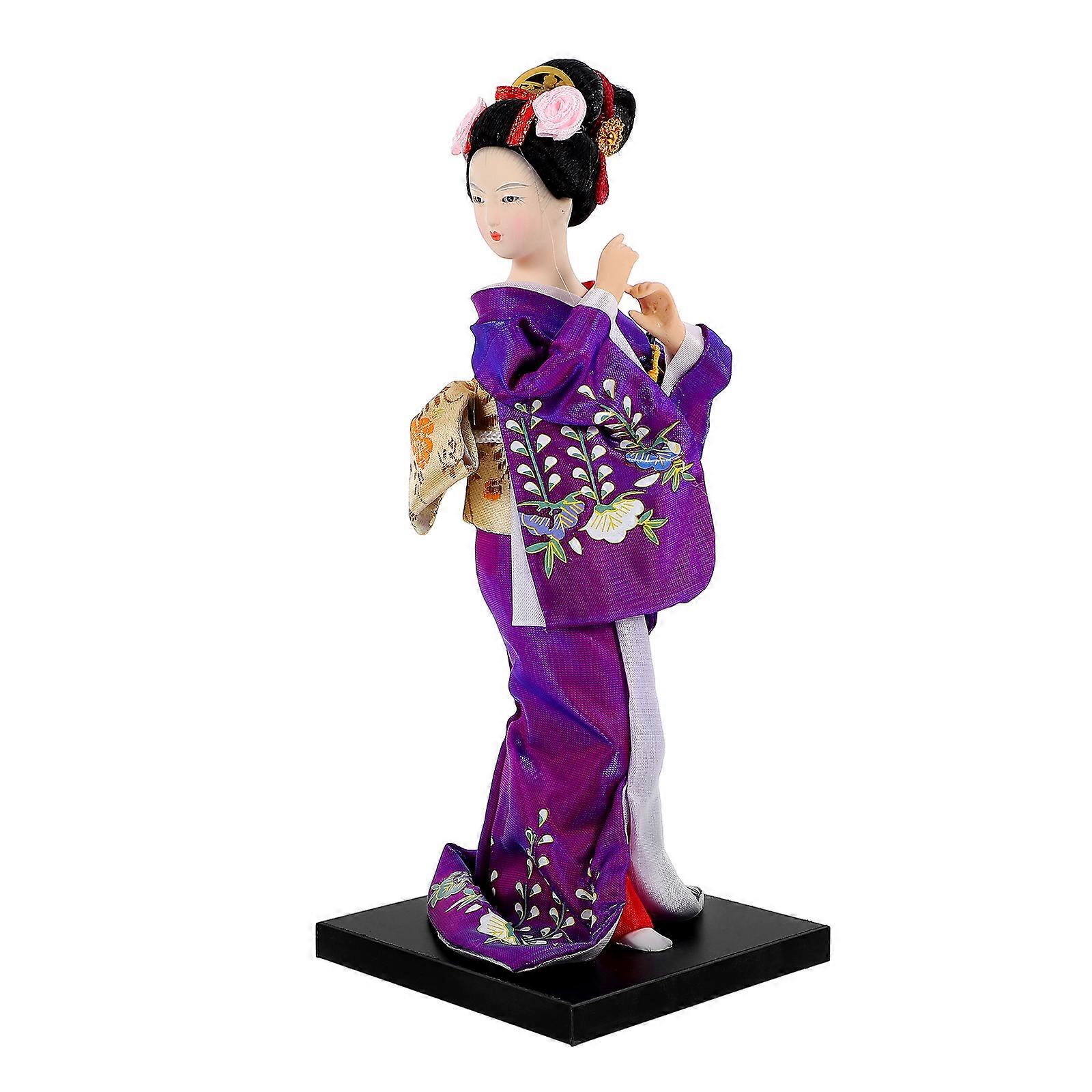 Kimono Figurine For Home Decoration Japanese Art Crafts 23.00X10.00X10.00CM 1Pc
