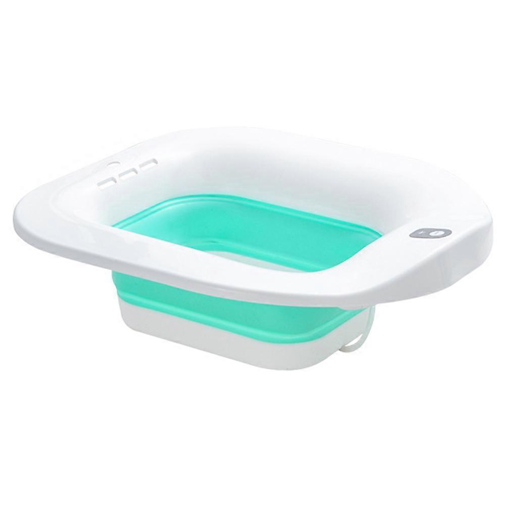 Toilet Sitz Bath Basin For Hemorrhoids Men Ergonomic Shape Bathroom Use TPR Material Rinse 1Set