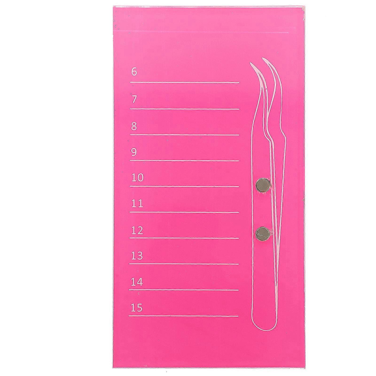 Lash Assistant Tool Grafted Eyelash Magnetic Suction Scale Plate Beauty Salon Women Rectangular 1Set