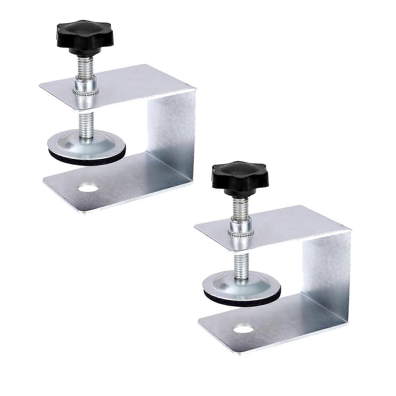 2 x Drawer Front Clamps Stainless Steel C Clamps Jig Tools for Woodworking DIY