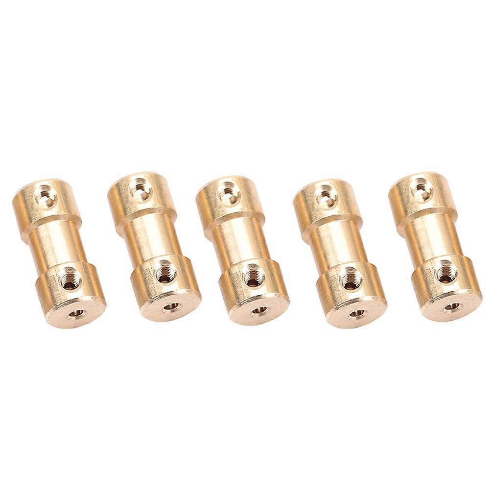 Coupling, Coupling, Joint connector, Motor, Copper, Coupling, Coupling connector, 5 pieces, Brass, Coupling, Joint connector, Sleeve, T 3mm to 4mm