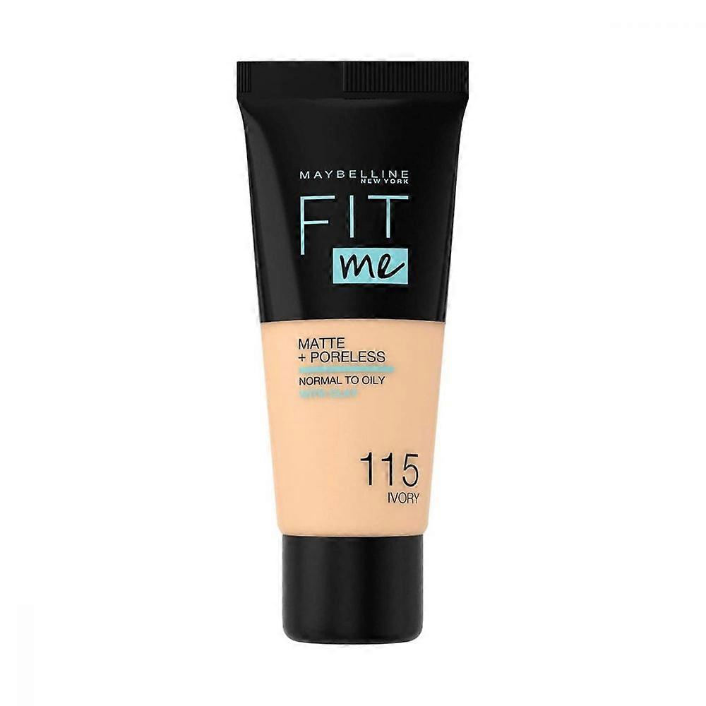 Maybelline, Fit Me Matte + Poreless، كريم أساس سائل، 150، عاجي، 30 مل