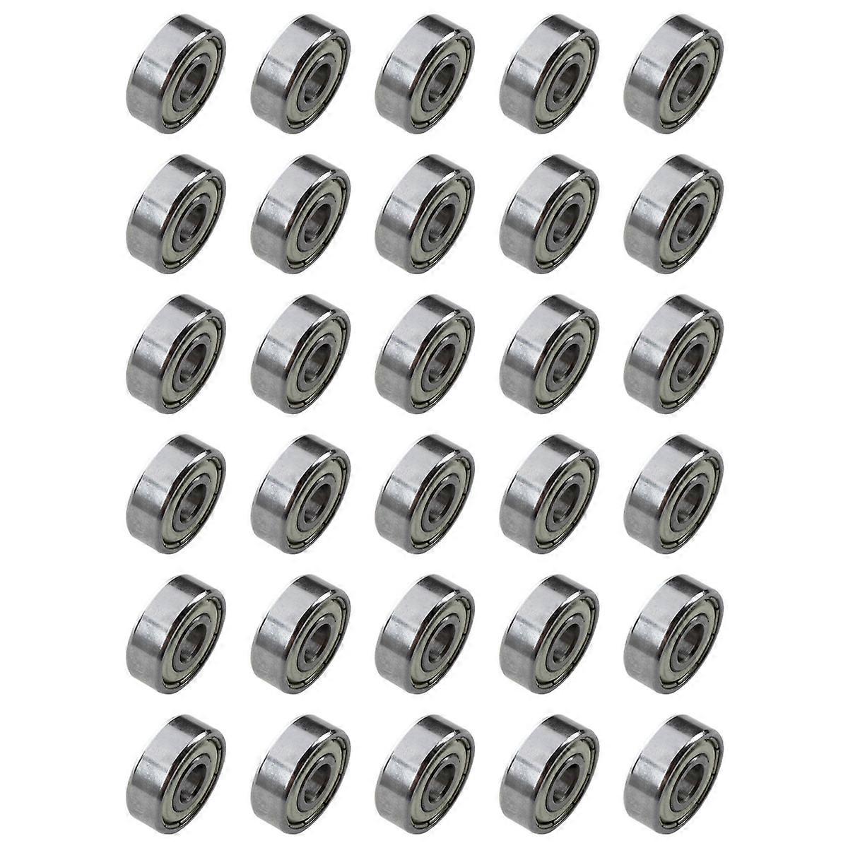 606Z 6 x 17 x 6mm Metal Miniature Deep Groove Ball Bearings 5 Pcs