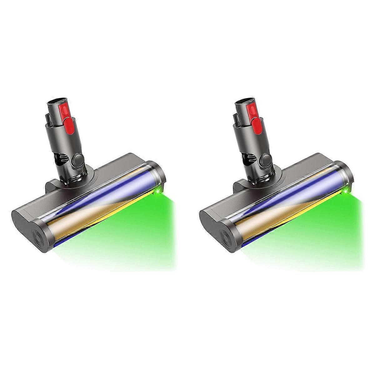 For Hardwood Floor Brush Head with Dust Detection Light