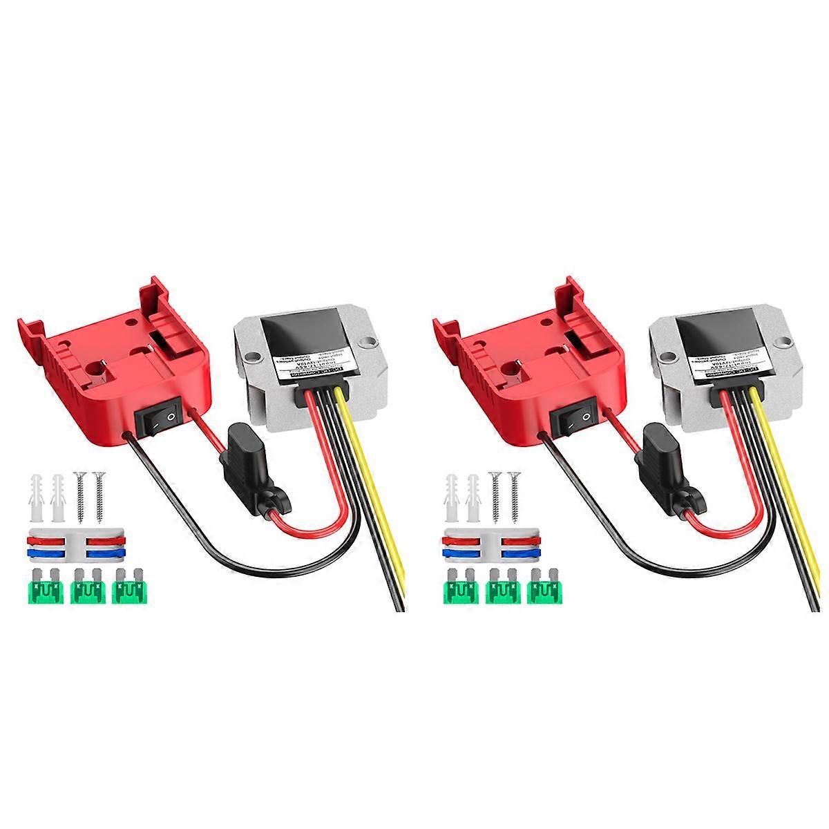 For Adapter 18V Lithium Battery Adapter with Fuse