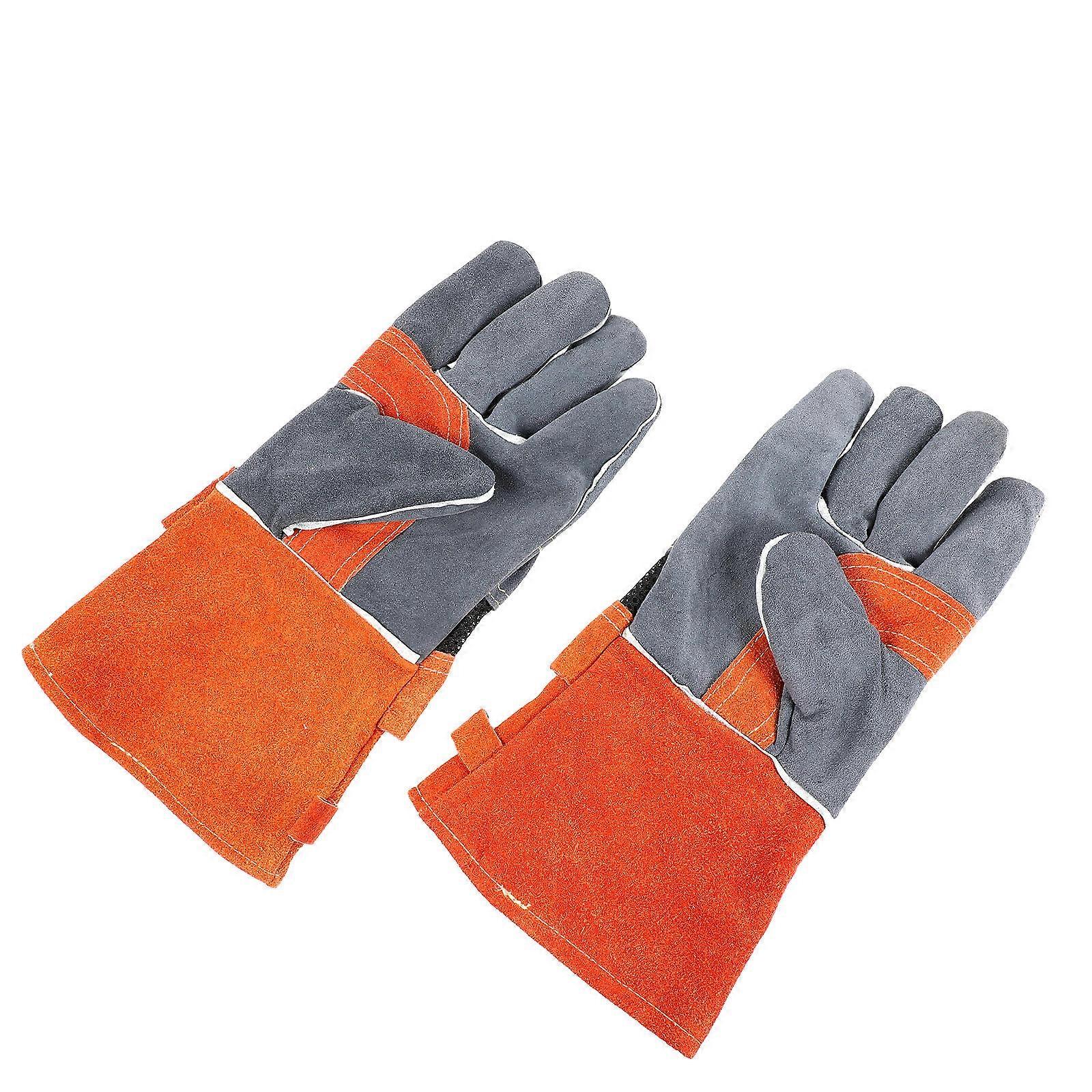 Thickened Heat Insulation Gloves for Baking Use Made of Synthetic Material Assorted Color Portable