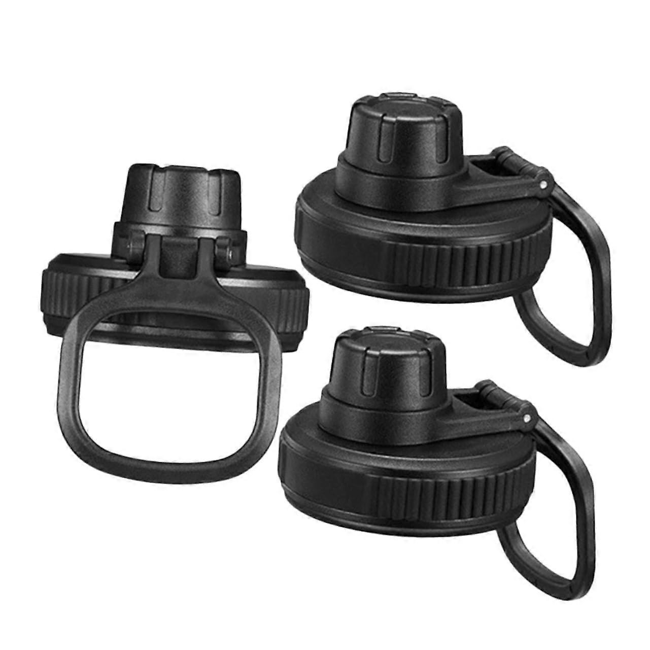 Cover Lid Replacement Pack of 3 for Wide Opening Water Bottles, BPA-Free, Durable Water Bottle Accessories