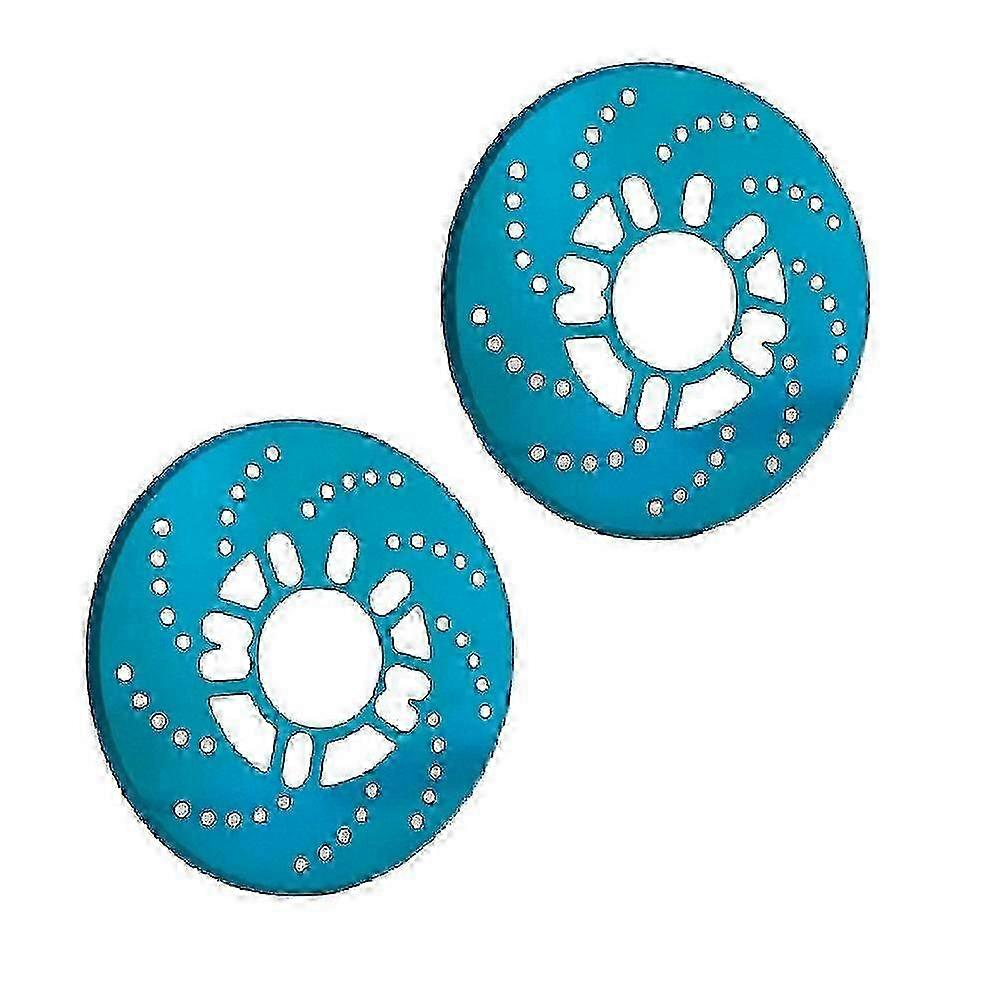 14ドラムブレーキ用2pcs装飾アルミニウムブレーキカバー、自動後輪ユニバーサルツール用防塵