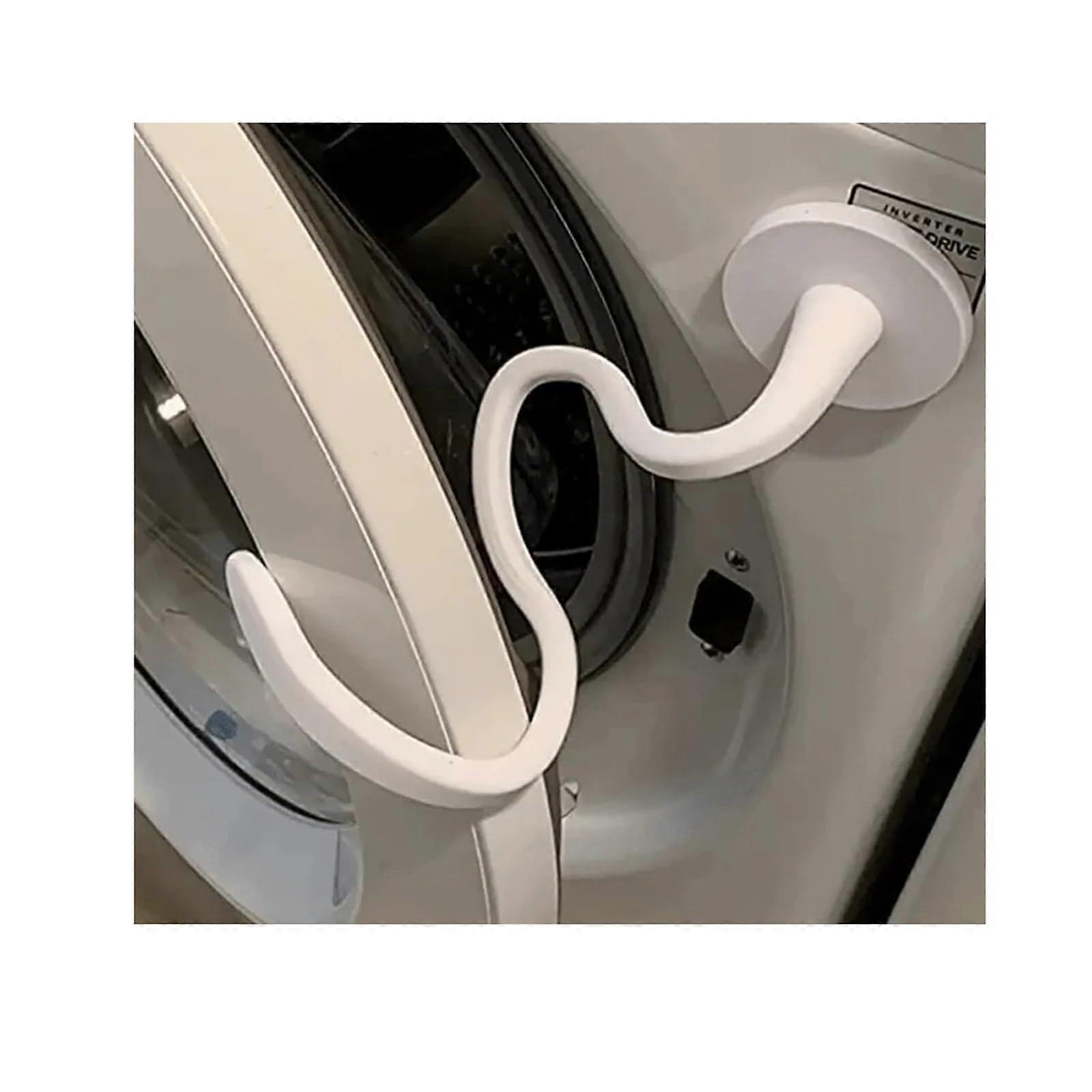 Front Loading Washing Machine Door Support with Magnetic Washer, Flexible Silicone Stopper for High Stability, Compatible Part