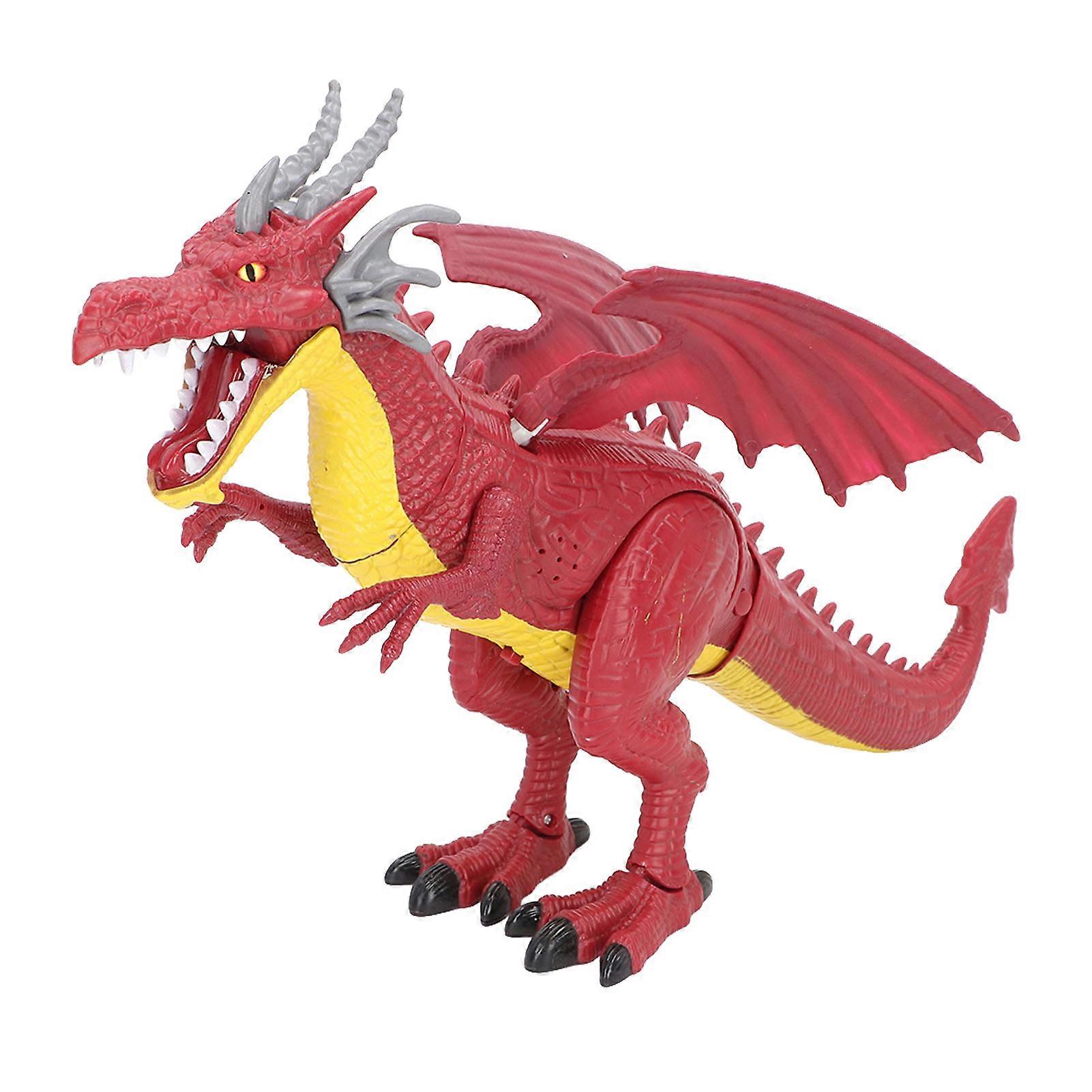 Remote Control Dinosaur Toy for Kids - Realistic Interactive RC Dino for Learning & Fun (Red)