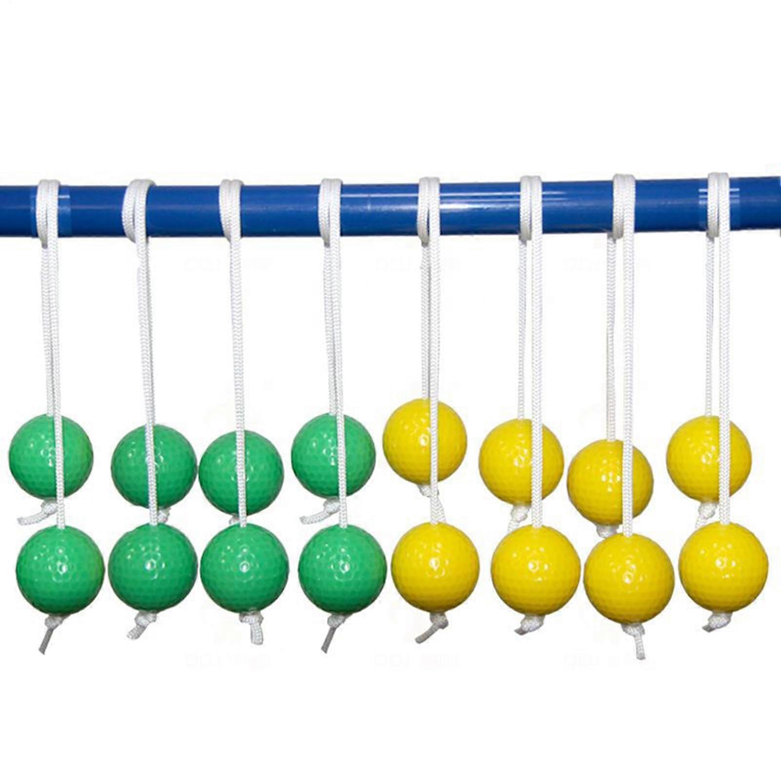 Ladder Throwing Ball Set, 6 Portable Interactive Balls for Lawn Games, Backyard Exercise, Picnics, Outdoor Fun