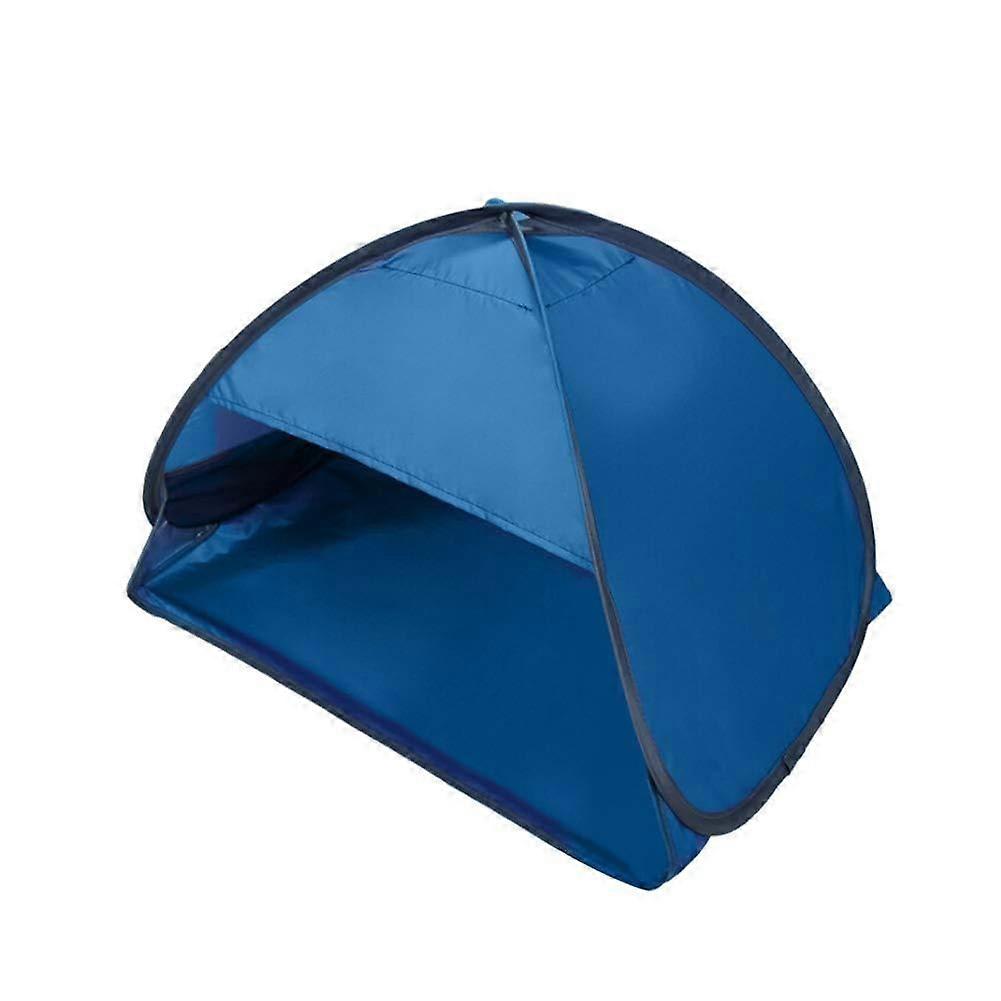 Beach Headrest Sun Protection Tent with UV Shield, Automatic Open, Portable Design for Adults and Children, Ideal Beach Umbrella Tent