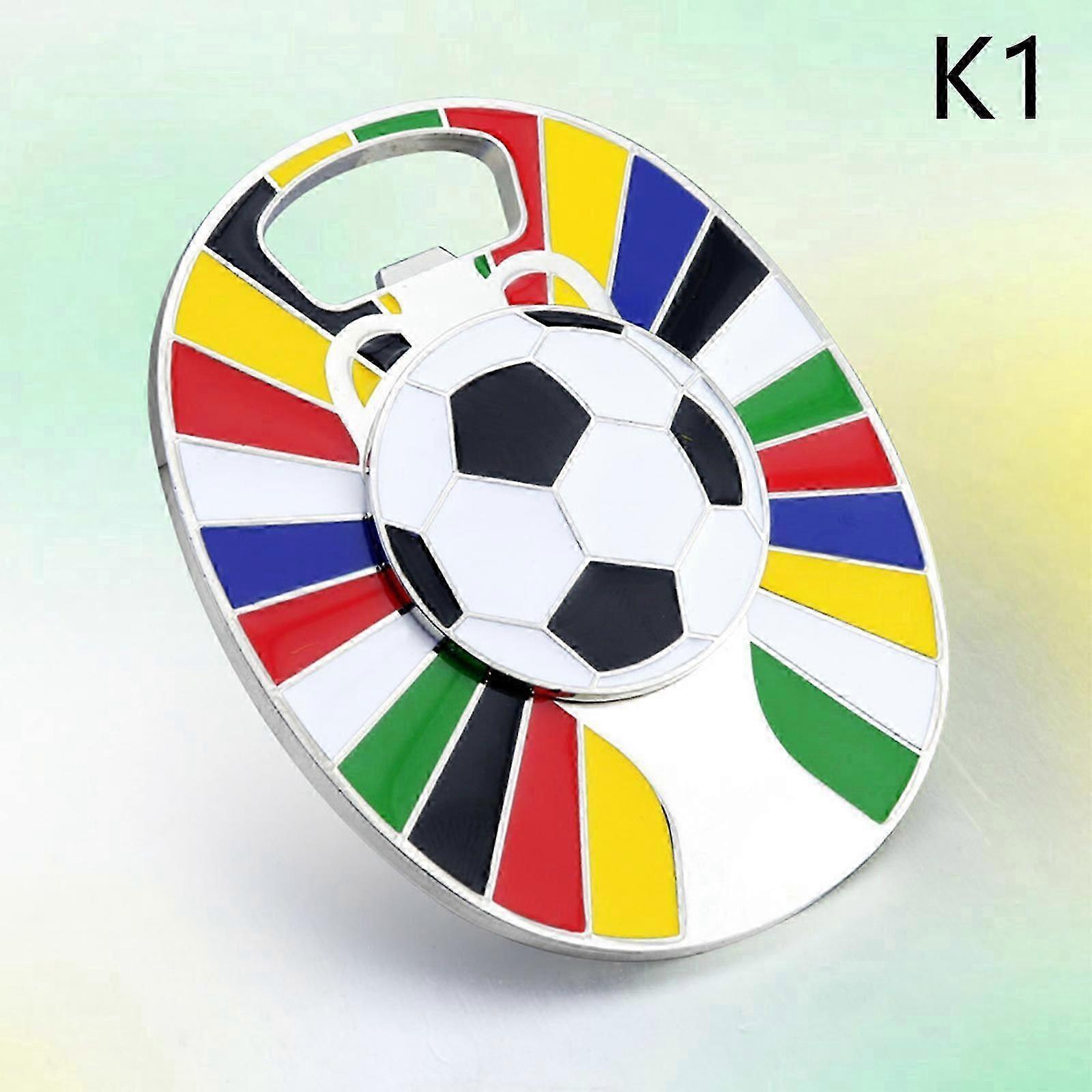 ビール瓶オープナー、栓抜きサッカー、フットオールスタイルのフラット栓抜き、磁気栓抜き、冷蔵庫ステッカー、サッカーファンへのギフト