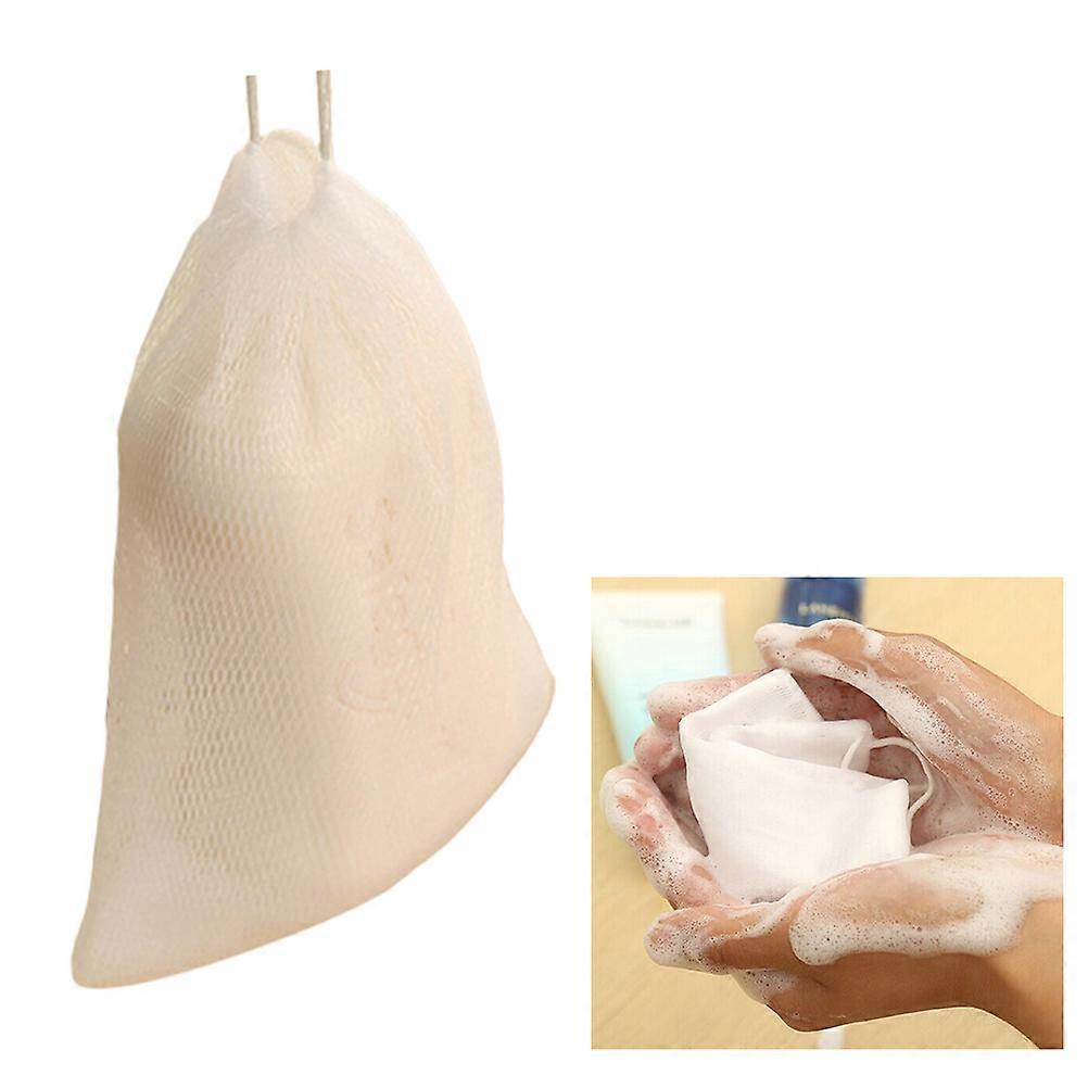 Bathing Foaming Net Exfoliating Soap Bags Travel Soap Bag Body Cleaning 6Pack