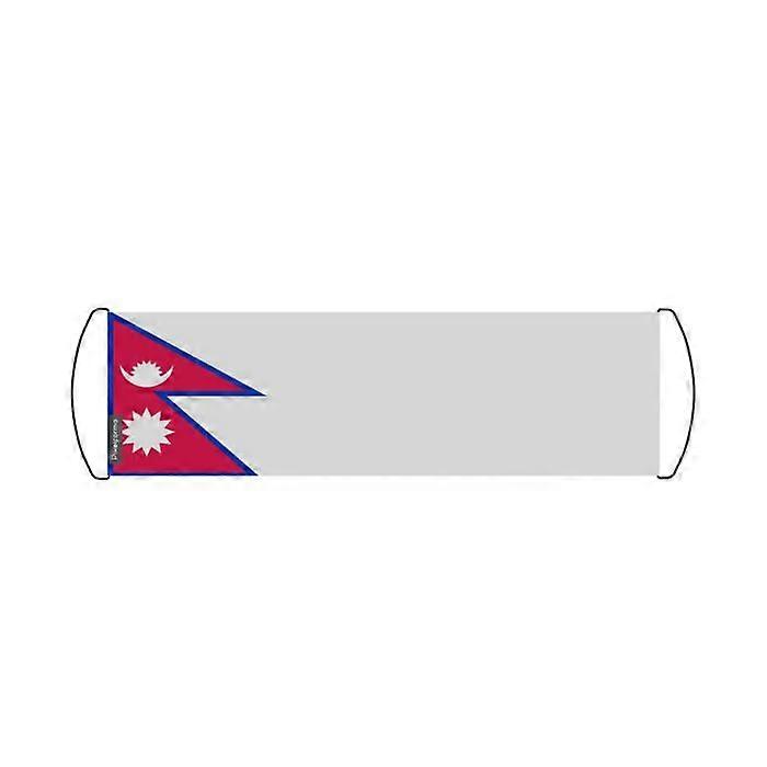 Flag - Multicolor - Nepal - 17 x 50 cm - Waterproof fabric - Double-sided print