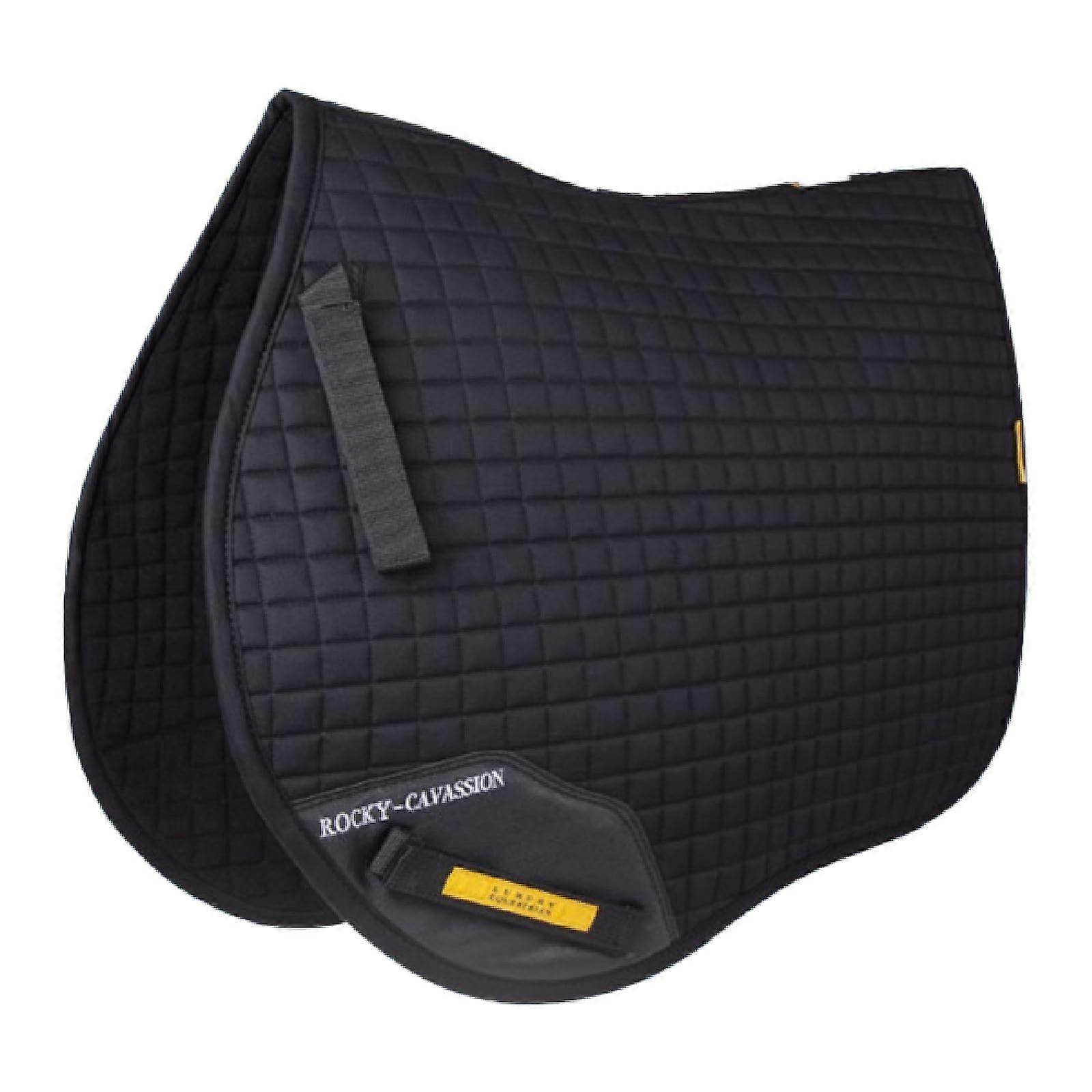 Ridable saddle pad, allround English, thick for injury prevention, breathable hypoallergenic padding