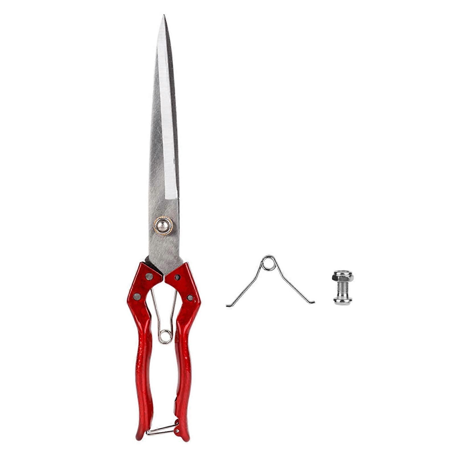 340mm Manual Sheep Shears Spring Loaded Sheep Wool Trimming Scissors Knee Blades