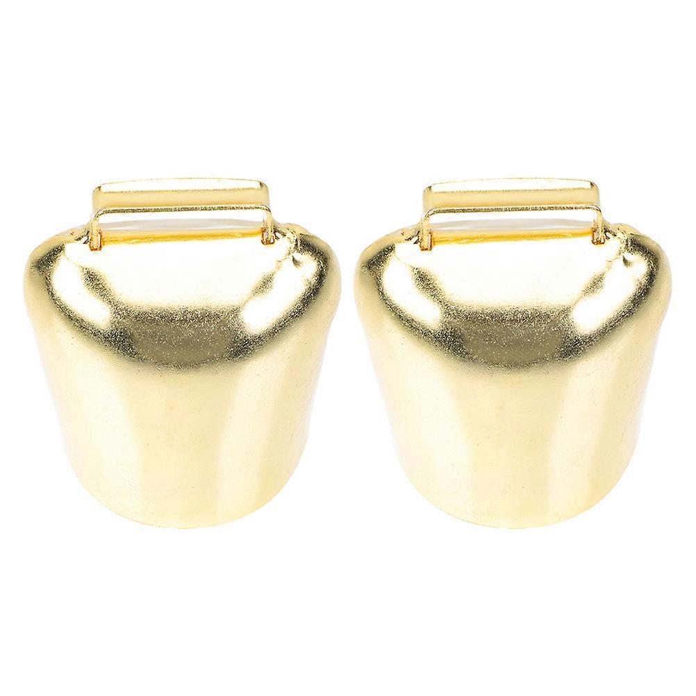 Sheep Bell Hanging Bell Animal Ringing Bell For Cattle And Sheep Grazing Rustic Iron Metal 2Pcs