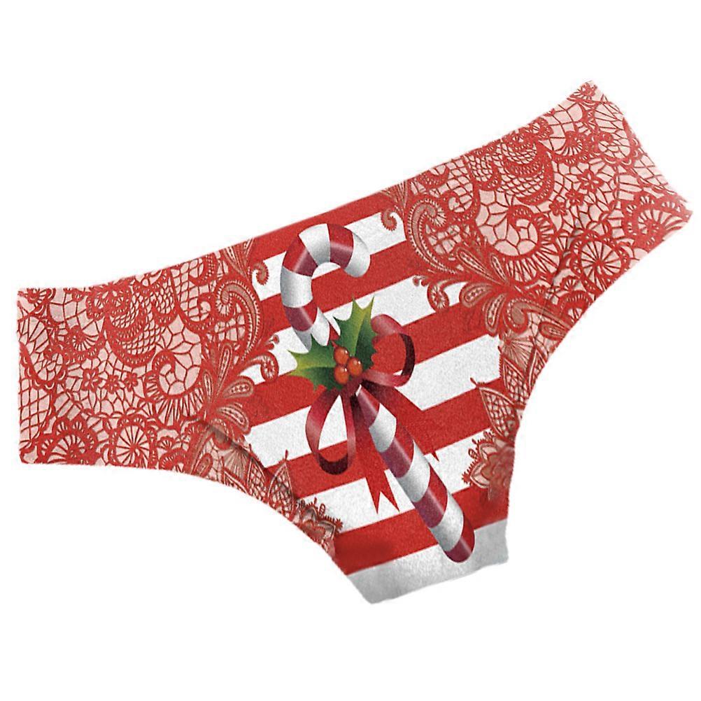 Design Christmas Panties Assorted Color Lightweight Stable Dyeing 1Pcs