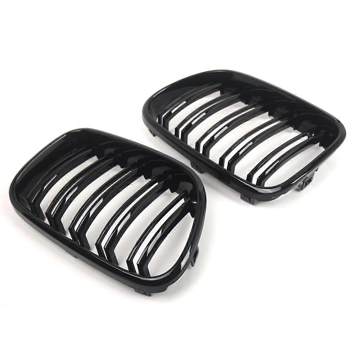 For X3 F25 2010-2013 Front Bumper Kidney Racing Grille Hood Sport Double Slats Grill Cover 511172374